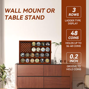 Placa personalizada del ejército/marina/Fuerza Aérea bloqueable protección UV militar desafío medalla moneda insignias pantalla tela foto marco Animal - Product Image 4