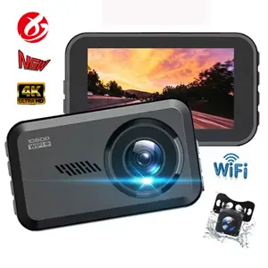 2レンズ3インチWifiカーDVR 4kダッシュカムビデオレコーダーカメラ新車DVRカメラダッシュカムカーブラックボックス