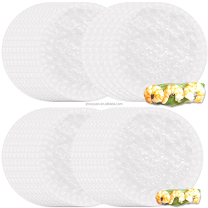 Papier à rouleaux de printemps, feuilles de pâte à tarte de 8,6 pouces, sans additifs, comestibles, 300g, papier de riz non-OGM pour la cuisson - Product Image 2