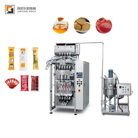 Machine d'emballage multi-voies pour sachets de crème, sauce chili douce, pâte de tomate, huile d'olive, vinaigre, miel, certifiée CE Direct