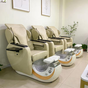 Chaise de pédicure de spa avec bain de pieds, massage, extension de cils et manucure en <span class=keywords><strong>capsule</strong></span>, design haut de gamme 2026 - Product Image 2
