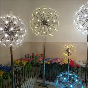 Overstock 도매 많이 eid 무바라크 장식 문 스타 led 장식 라마단 led yangzhou 민들레 야외