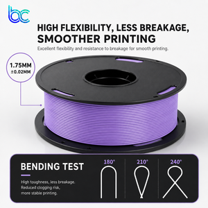 <span class=keywords><strong>Vente</strong></span> directe d'usine, filament PLA 1,75 mm 1 <span class=keywords><strong>kg</strong></span> pour imprimante 3D, température d'impression 190-230°C, sans obstruction - Product Image 3