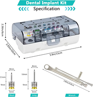 Kit d'outils de restauration universelle pour implants dentaires, tournevis à couple pour implants dentaires, clé pour système d'implants dentaires, vente en gros