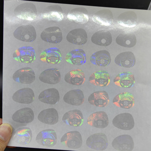 Superposición holográfica transparente personalizada Reino Unido holograma superposición conducción tarjeta de membresía holograma pegatina para tarjetas de visita de Pvc - Product Image 3