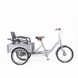 <span class=keywords><strong>Triciclo</strong></span> a Pedali per Adulti a 3 Ruote con Sedile Posteriore - Product Image 3