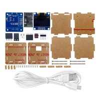 Kit de Reloj Meteorológico Mini ESP8266, Temperatura, Humedad, Red Wifi, Reloj Digital Electrónico, Piezas de Repuesto para Bricolaje