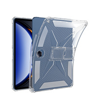 Compatible avec OnePlus Pad 3 & 2 Lite 2025, coque transparente antichoc avec support et emplacement pour stylet