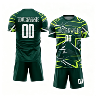 Nouveau Maillot de Football Unisexe pour Designers de Vêtements de Sport, Personnalisable avec Nom d'Équipe, Logo de Marque, Numéros, Impression Numérique, Manches Courtes, Séchage Rapide, Adulte