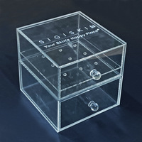 Boîte en acrylique transparente de qualité supérieure pour présentoir de souvenirs, fermeture magnétique, vitrine anti-poussière pour objets de collection
