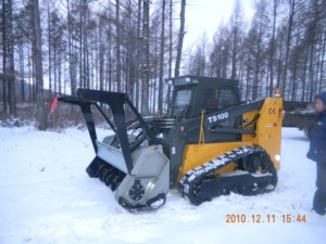 Chargeuses excavatrices en option faciles à utiliser pour jardin de ferme balayeuse souffleuse à <span class=keywords><strong>neige</strong></span> chargeuse compacte avec moteur de marque d'émission EPA Euro V - Product Image 5