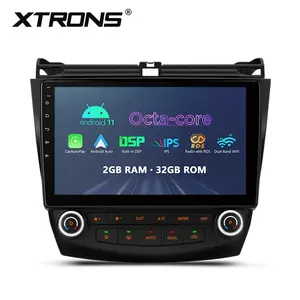 XTRONS 10.1英寸大屏幕自动立体声安卓车载多媒体适用于本田雅阁配gps navi wifi 4g