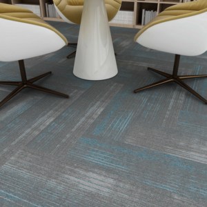 Solusi nilon karpet Hotel Dye karpet ubin lantai kelas tinggi kantor mewah rumah persegi karpet ubin - Product Image 2