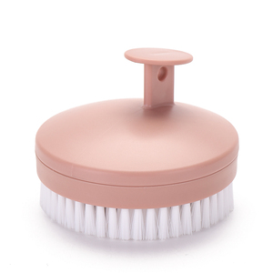 Brosse exfoliante pour le corps à manche court, tête de brosse PBT détachable et rotative, brosse de bain pour la douche - Product Image 3