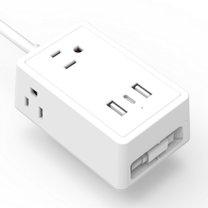 Chúng tôi sạc nhanh ổ cắm mở rộng công nghiệp hộ gia đình <span class=keywords><strong>3</strong></span> vị trí <span class=keywords><strong>3</strong></span> cửa hàng 2 <span class=keywords><strong>USB</strong></span>-A + 1 cổng <span class=keywords><strong>USB</strong></span>-C vật liệu ABS bệnh viện nhà - Product Image 1