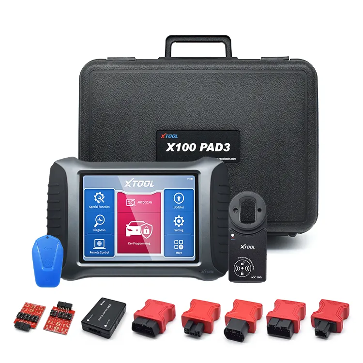 Xtool x100 pad3 pad 3 plus KS-1 emulador, programador de chave, sistemas obd2, scanner de diagnóstico e todas as teclas, atualização gratuita