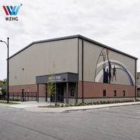 Pabellón de Baloncesto Personalizado, Estructura de Acero con Aislamiento Acústico de Gran Envergadura, Pabellón Deportivo Prefabricado para Entrenamiento