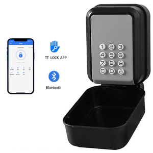 Boîte à clés numérique murale intelligente TTLock avec télécommande, serrure électronique à code, coffre-fort pour la maison - Product Image 1