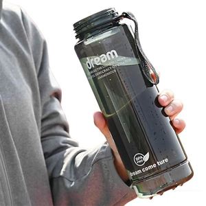 Gym Water Direct-Drink Mouthpiece Camping Tennis Carry Handle Hydration Sport <b>Bottle</b> for Promotion - Product Image 1