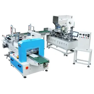 GD-PL100 paper/plastic straw single+bulk packing machine combined production line