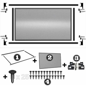 Panel de Aluminio Perforado para Valla de <span class=keywords><strong>Piscina</strong></span> de 2000 mm de Ancho x 1200 mm de Alto - Product Image 2