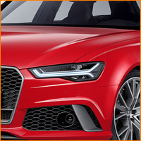 Pour Audi A6 C7 2012 2013 2014 2015 2016 2017 2018 Remplacement des phares LED avec mise à niveau DRL blanc, accessoires de conversion halogène vers LED