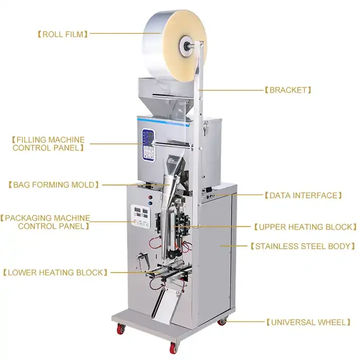 Gıda ambalajı için pürüzsüz çalışan ve daha rasyonel yapı baharatlı paketleme makinesi vakum makinesi