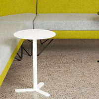 Table basse moderne de style nordique simple pour salon de thé, petite table ronde en métal, table d'appoint créative