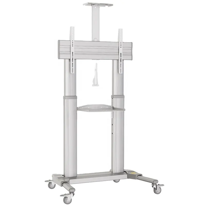 KALOC AF80/S Mobile TV-Halterung Höhen verstellbar 45-80 "TV Cart T V Trolley Stand