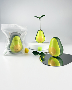 Trendiges Avocado-Trinkgefäß mit lustigem Katzenstab, Futterausgabe-Vorrichtung, ABS-Spielzeug für Haustiere zum Beißen - Product Image 6