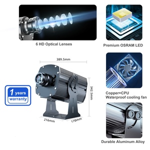 Proyector de Logotipos para Exteriores TMUT TMUT-FS600 de 600W, Alta Definición, IP67 Impermeable, Ra85 8500K, Certificado CE - Product Image 3