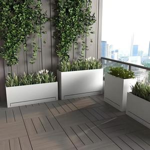 Maceta a Prueba de Fugas con Bandeja de Agua Extraíble, Protector de Piso, Jardinera Rectangular con Bandeja de Drenaje Desmontable para Uso en Interiores - Product Image 5