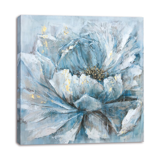 Moderno pintado a mano azul <span class=keywords><strong>serenidad</strong></span> lienzo pared arte envuelto para sala de estar dormitorio Oficina Decoración - Product Image 2