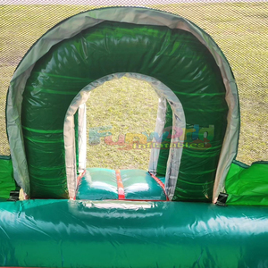 บ้านลมเด็กเล่นธีมทรอปิคอลพร้อมสไลเดอร์น้ำและบ้านเด้งดึ๋ง - Product Image 6
