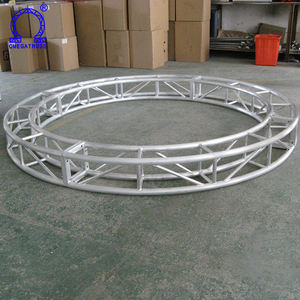 نظام هيكل معدني محمول مخصص من الألومنيوم لإضاءة المسرح بأشكال متنوعة (دائرة، مستطيل) - منصة للفعاليات وكابينة دي جي - Product Image 5