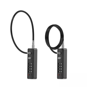 New Bold Steel Wire Rope Password <strong>Lock</strong> Padlock Electric Car Basket Helmet Anti Theft Cabinet <strong>Door</strong> <strong>Small</strong> <strong>Lock</strong> Soft Long Rope <strong>Lock</strong> - Product Image 3