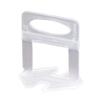 Clips de nivellement de carrelage 1/16 pouces, clips de nivellement de carrelage 1,5 mm, entretoises de nivellement de carrelage pour carrelage céramique professionnel