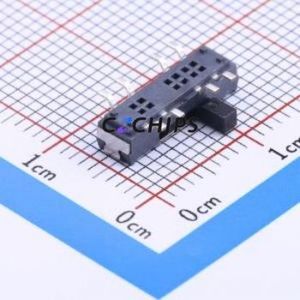 K3-2346S-K1 Slide Switch SMD Switch Double Pole Three Throw Rectangle Pin Header Gull Wing Type 13mm - Product Image 2