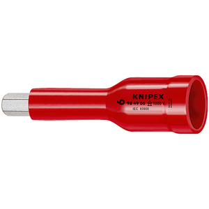Knipex <b>Socket</b> Wrench 6mm 1000V Insulated For Hexagon <b>Socket</b> <b>Screws</b> - Product Image 1