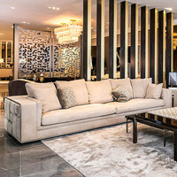 Canapé en velours de luxe, nouveau design haut de gamme, canapés sectionnels en cuir pour le bureau, l'hôtel, la maison, le salon, meubles