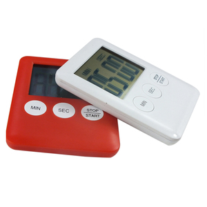Minuteur de cuisine numérique électronique miniature en gros, nouvel arrivage, avec écran LCD en plastique, forme carrée mince et aimant au dos, <span class=keywords><strong>pas</strong></span> <span class=keywords><strong>cher</strong></span> - Product Image 2