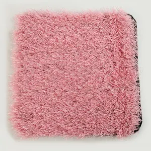 Tapis de gazon artificiel de couleur rose gazon synthétique astro pour décoration murale jardin d'enfants patio de mariage