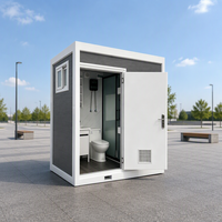 Unité de toilettes mobiles préfabriquées de qualité supérieure, livraison rapide, pour usage public