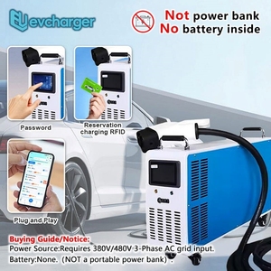 Residencial Home Use Mobile 20kw Solar <b>Powered</b> EV Charging Station <b>DC</b> Fast Charger Portable for Electric Cars - Product Image 4