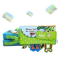 Jollybaby Grosir Buku Plush Edukasi Dini 3-6 Bulan Kata-kata Bahasa Inggris Tahan Sobek Ramah Bayi Kertas Berbunyi Edukatif