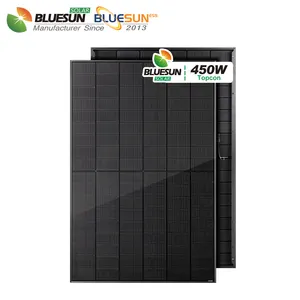 9bb pannelli solari EU US Stock pannelli solari 550w 450w 565w 600w Watt Mono tutto nero pannello solare prezzo PV 560w moduli solari