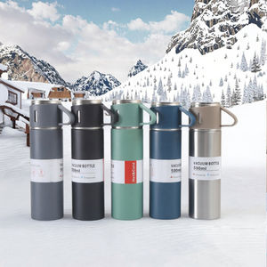 Gourde isotherme en acier inoxydable de 500 ml/16,9 oz, tasse à café ou à boisson, idéale pour les cadeaux d'affaires, idée cadeau de voyage - Product Image 3