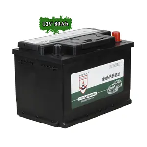 Zhong luo 20-72 57069 12V 80AH Autobatterie Japanischer Industries tandard Start-Up Langlebige Start-Up-Autobatterie