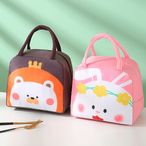 Bolsa de almuerzo con aislamiento de dibujos animados, gran capacidad, papel de aluminio grueso para estudiantes, trabajadores de oficina, almacenamiento de viaje, multiusos - Product Image 4