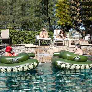 Flotador Inflable para <span class=keywords><strong>Piscina</strong></span> con Forma de Tanque para Adultos y Niños, con Cañón de Agua, Juguete Flotante para Niños y Niñas, para Fiestas en <span class=keywords><strong>el</strong></span> Lago o <span class=keywords><strong>el</strong></span> Patio Trasero - Product Image 3